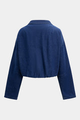 Denim Zipper Pocket Outerwear