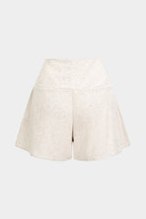 Button Detail Shorts
