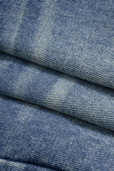 Denim Asymmetrical Pocket Shorts
