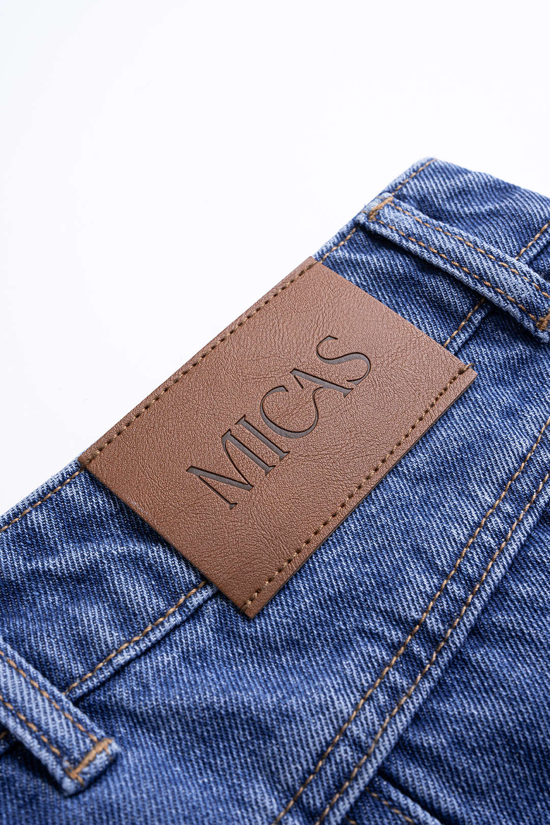 Denim Seamdetail Skirt
