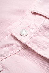 Denim Pocket Horseshoe Shorts