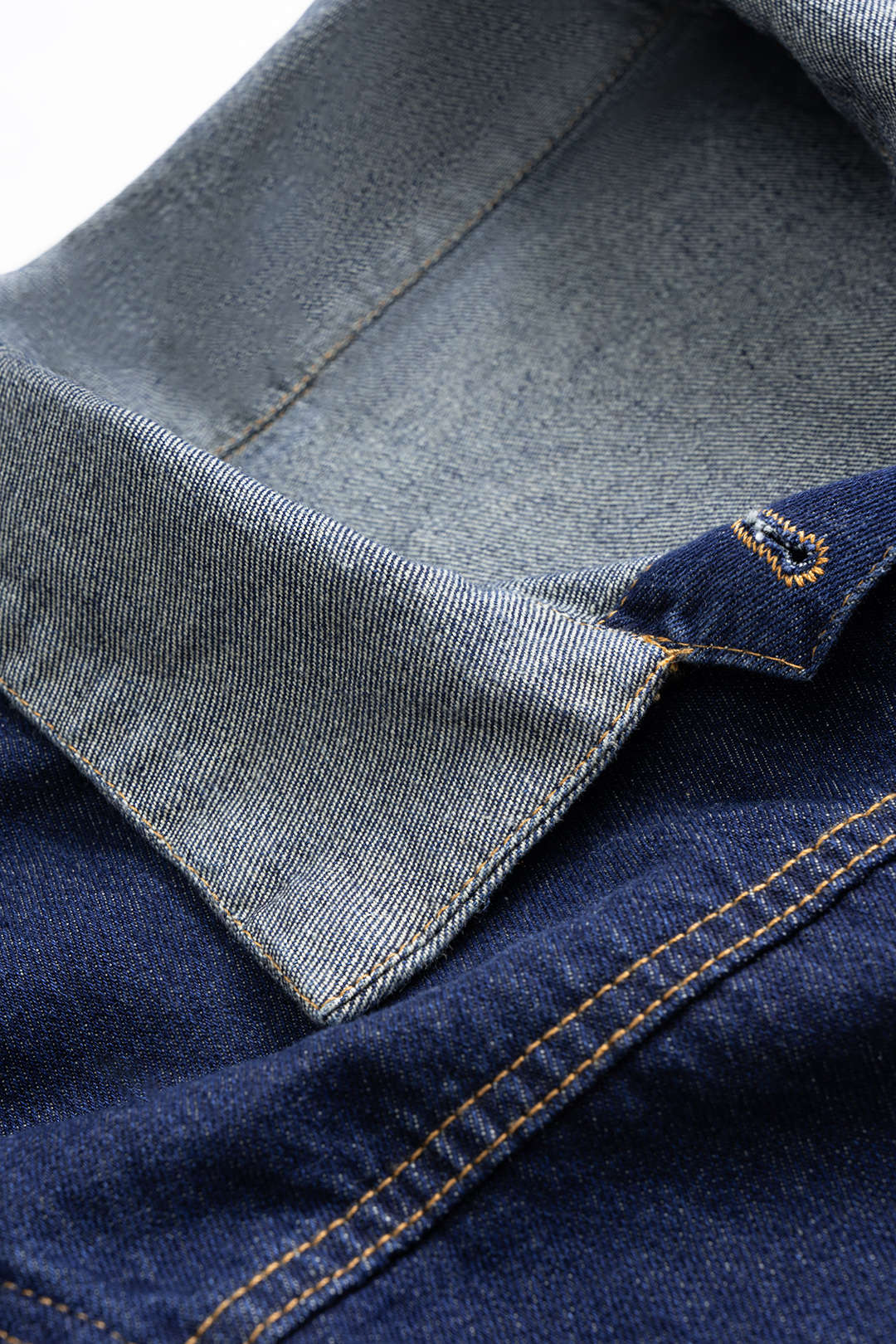Denim Button Patchwork Outerwear