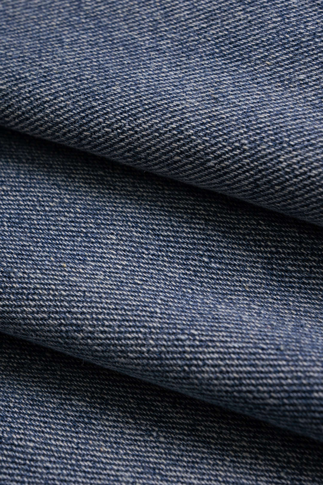 Denim Frayed High Waist Skirt
