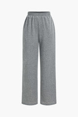 Asymmetric Top And Pants Set