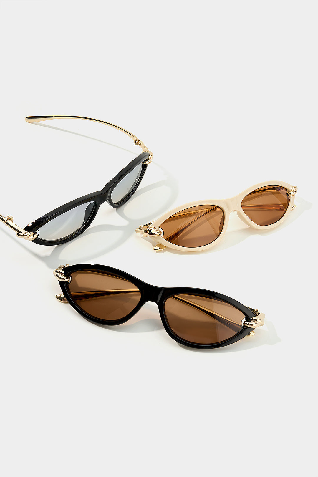 Alloy Cat Eye Sunglasses