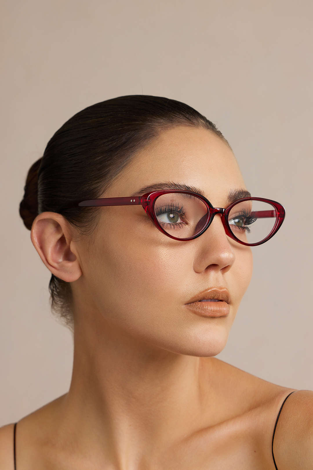 Cat-Eye Frame Sunglasses