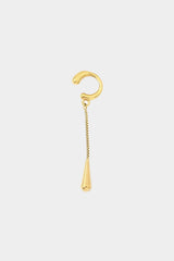 Alloy Tassel C Shape Drop Pendant Earrings