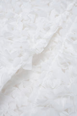3D Floral Textured Skirt