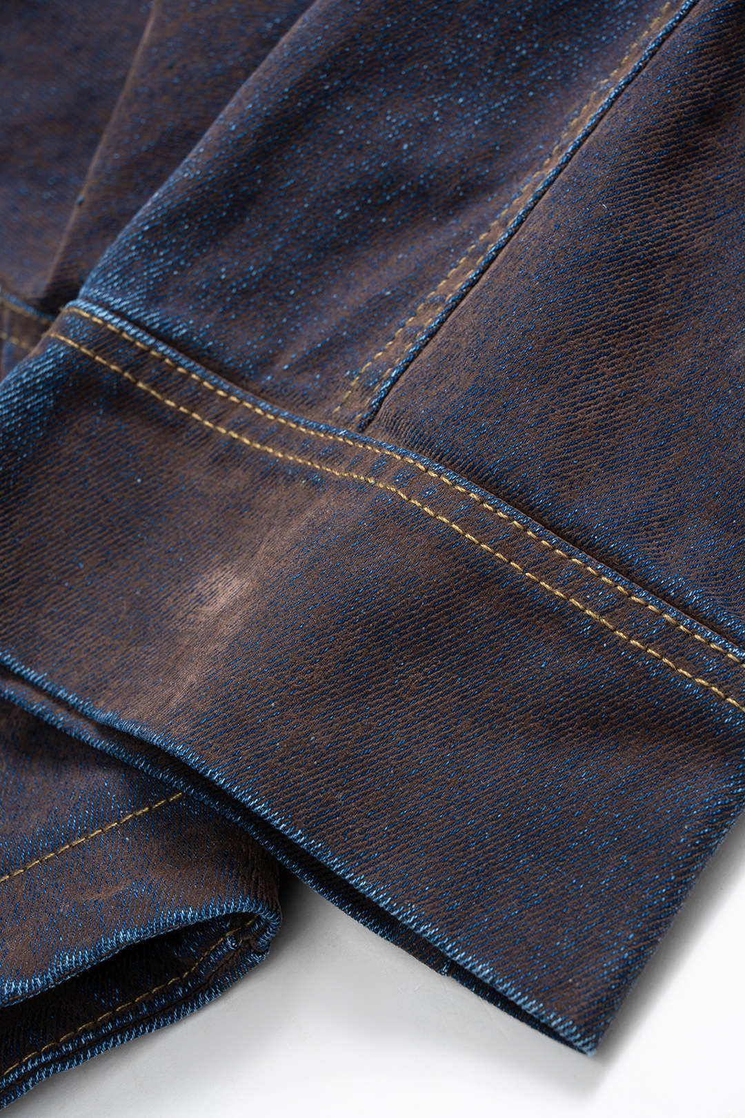 Denim Button Shoulder Pads Outerwear