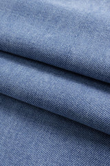 Denim High Waist Straight Leg Jeans