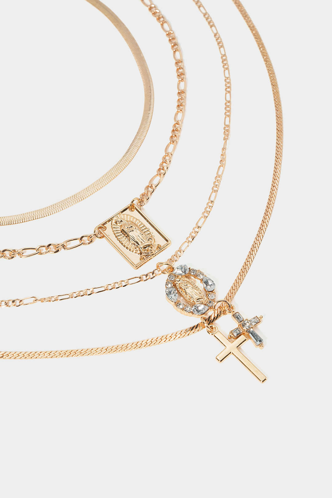 Alloy Layered Necklace