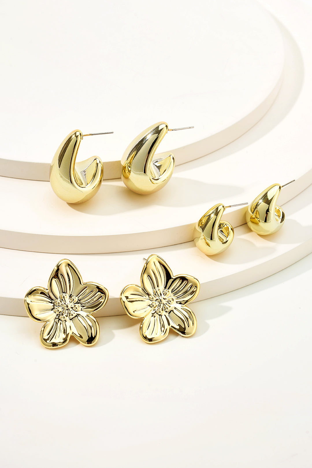 Alloy Round Earrings