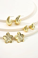 Alloy Round Earrings