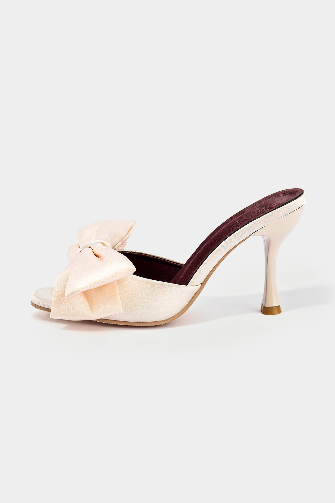 Bow Open Toe Heels