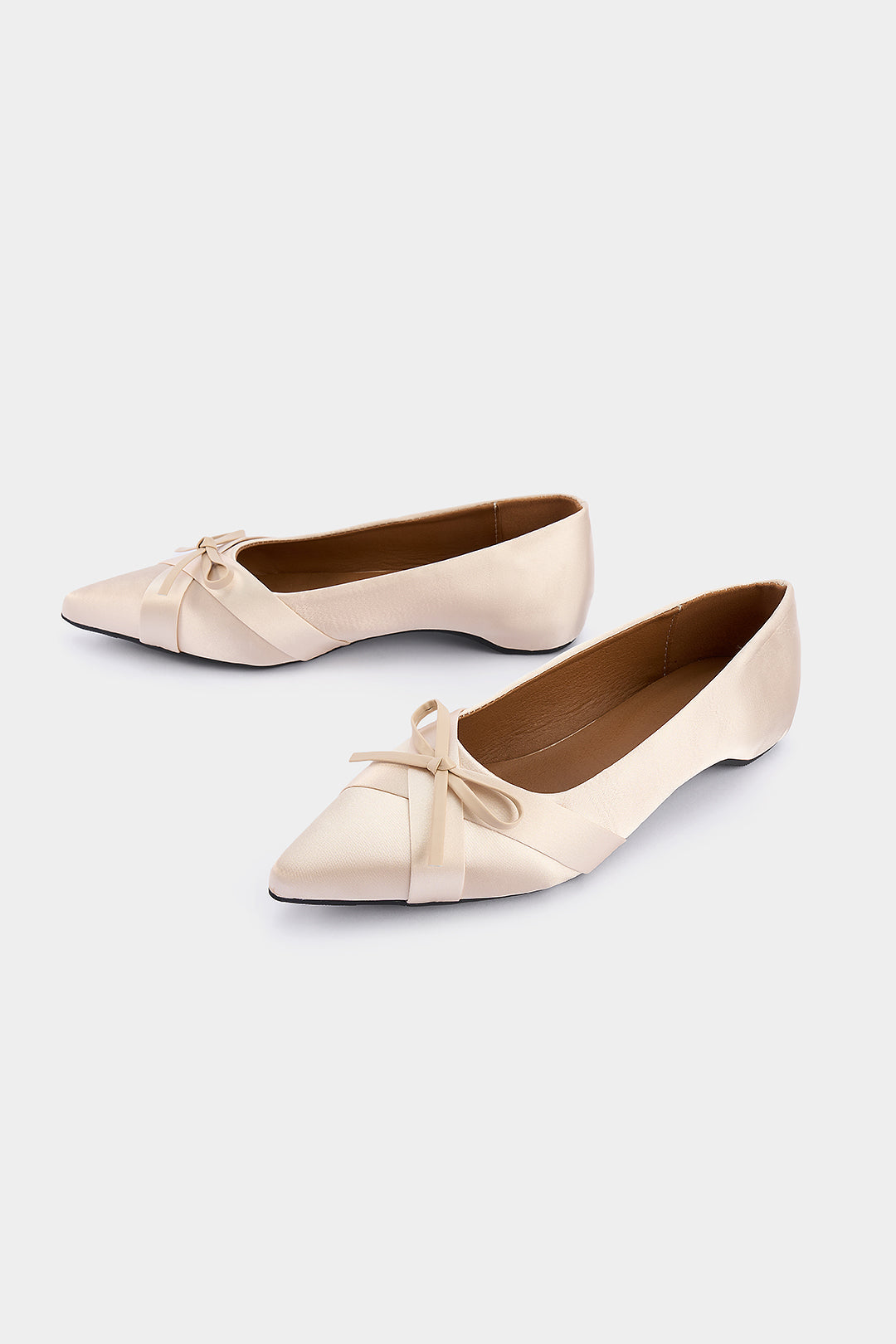 Bow Pointed Toe Flats
