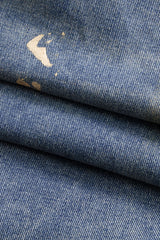 Denim Washed Dirty Wide Leg Barrel Jeans