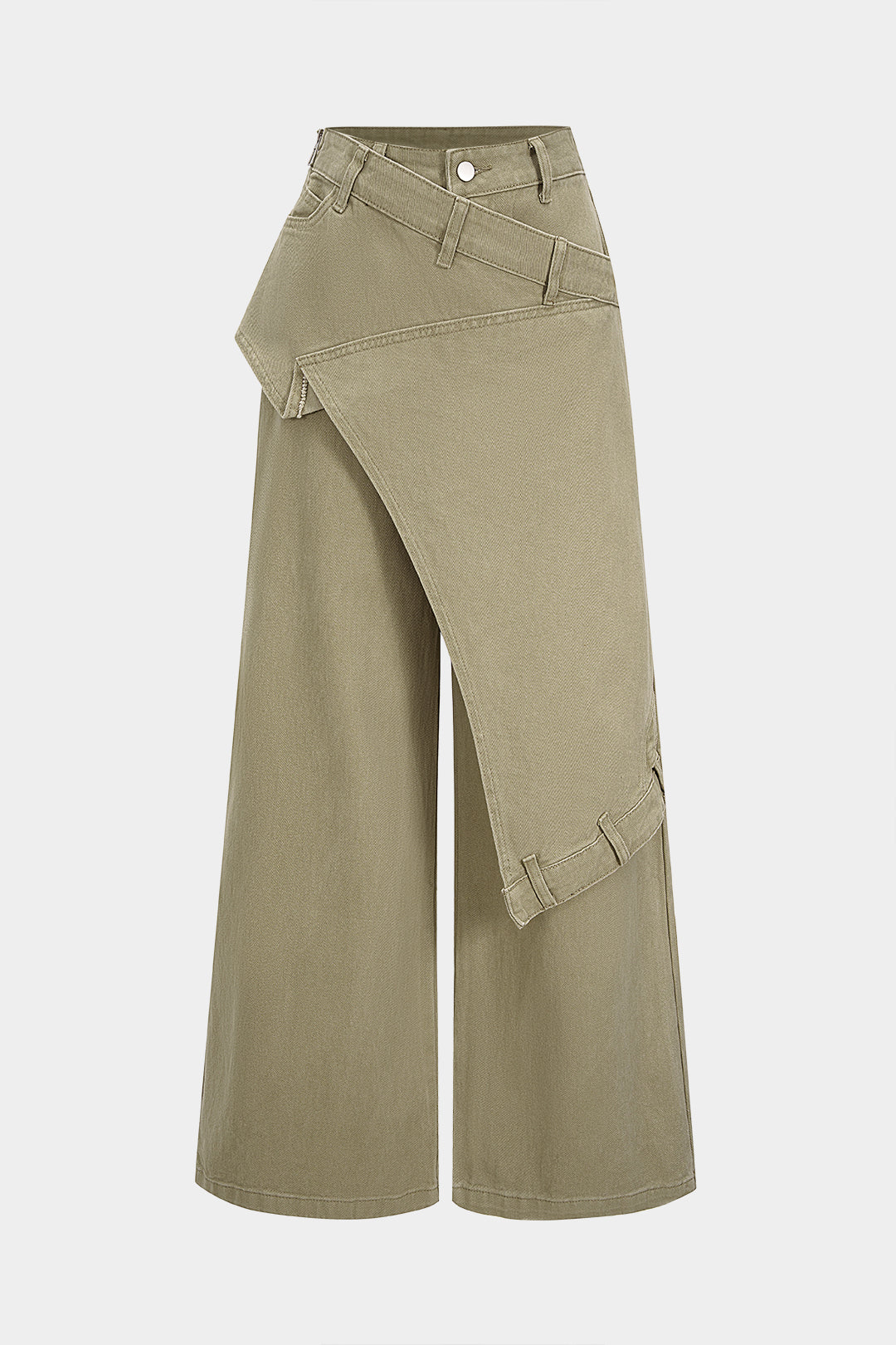 Denim Asymmetrical Jeans