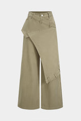 Denim Asymmetrical Jeans