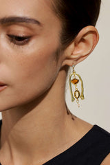 Alloy Asymmetrical Earrings