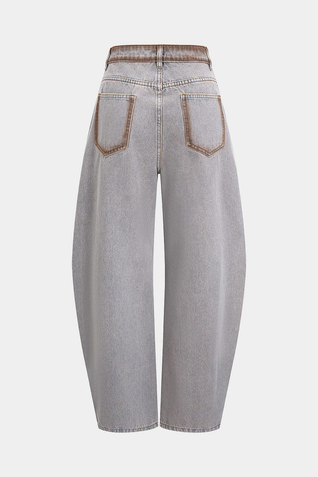Denim Stitching Washed Pocket Jeans