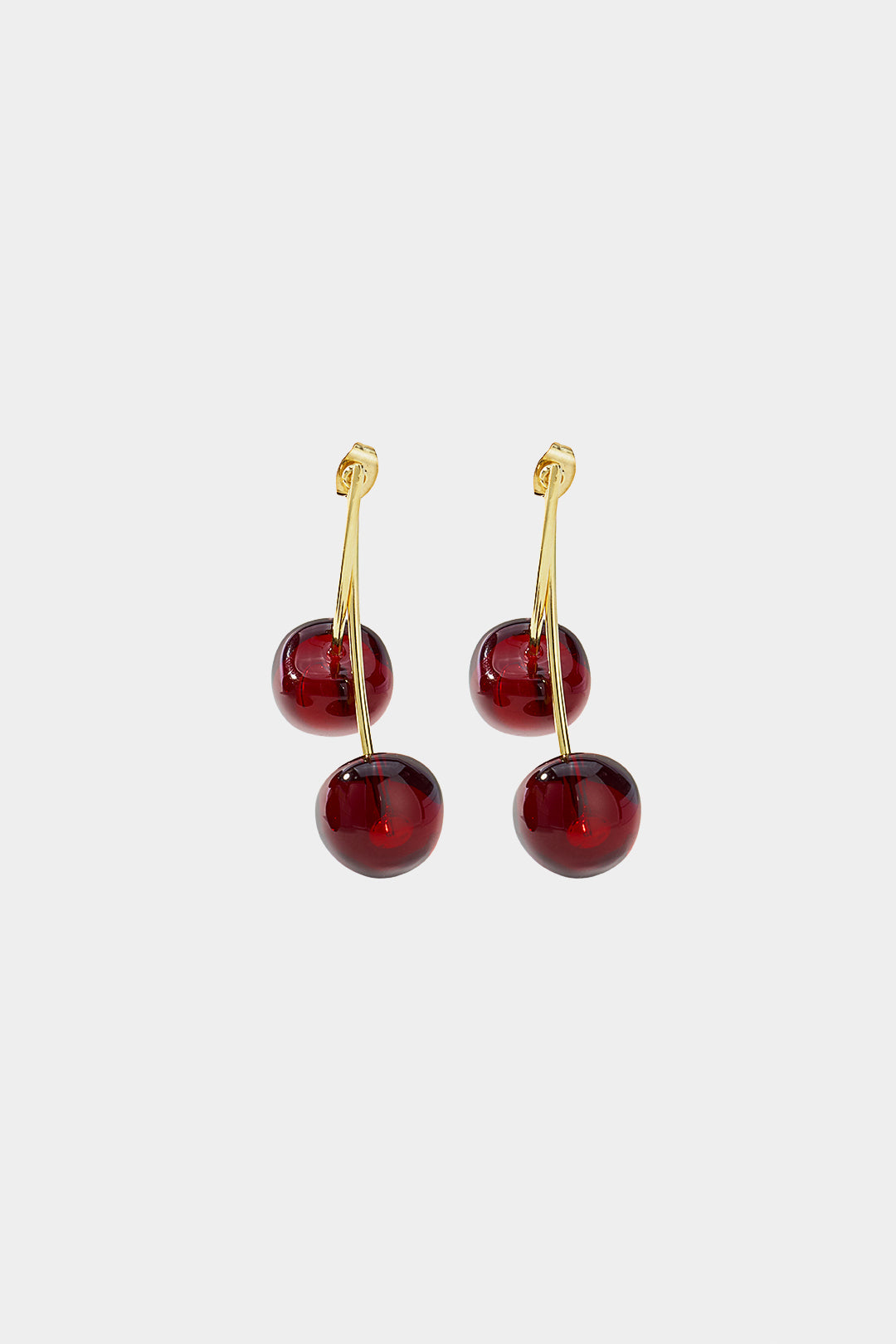Cherry Alloy Earrings