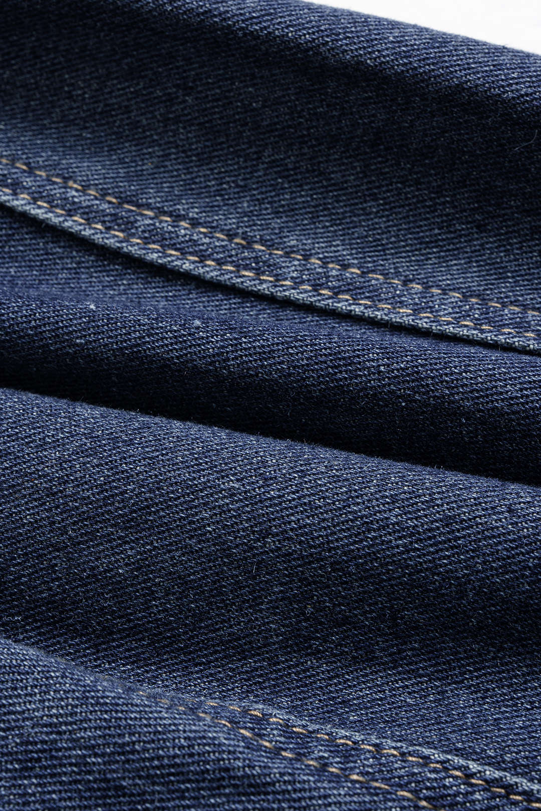 Denim Crossed Tie-Back Asymmetrical Outerwear