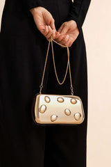 Alloy Irregular Cross-Body Bag