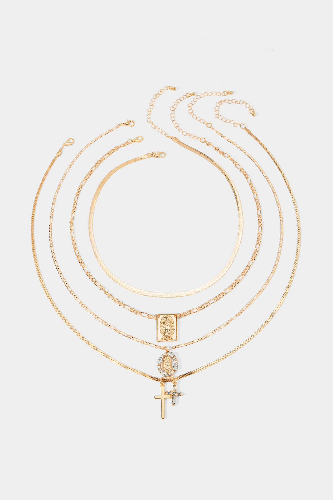 Alloy Layered Necklace