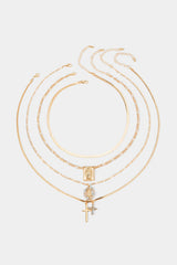 Alloy Layered Necklace