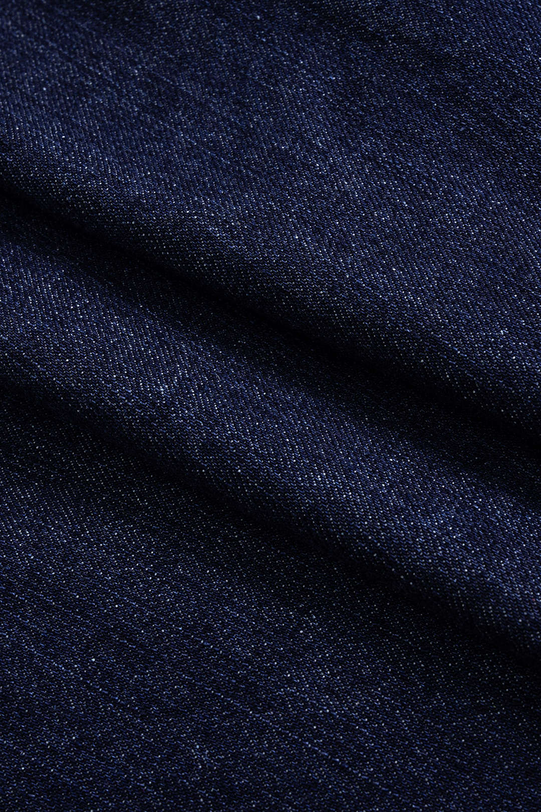 Denim Button Cuffed Long-Sleeve Top