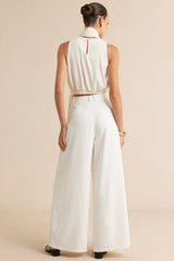 Asymmetrical Tie-Up Tank Top