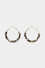 Alloy Leopard Print Earrings