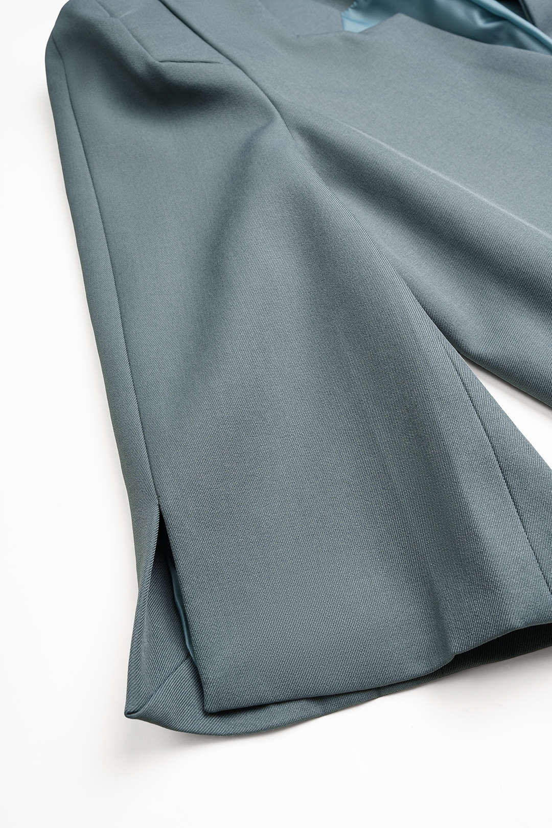 Button Notched Lapel Blazer