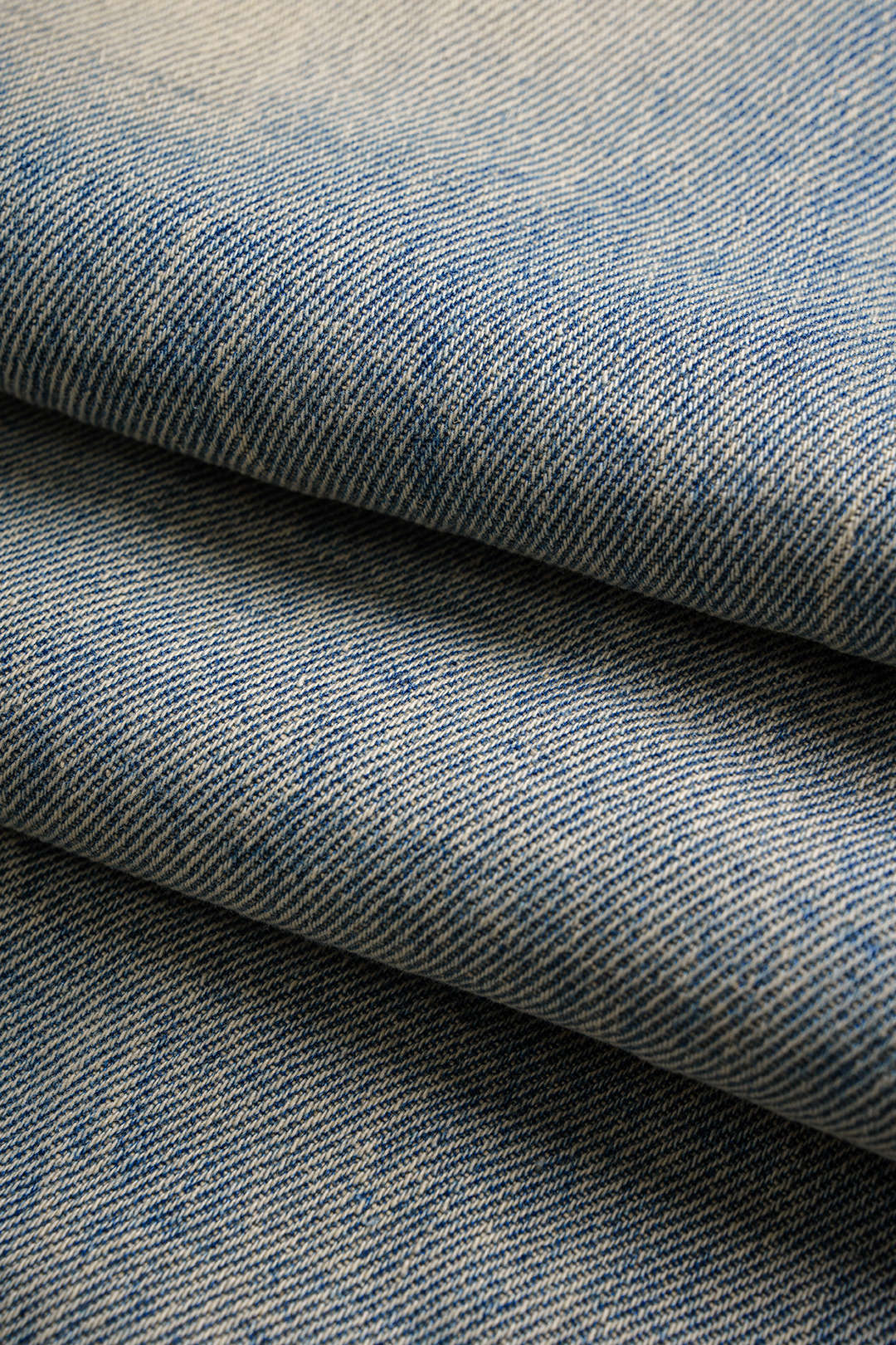 Denim Frayed Straight Leg Jeans