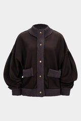 Corduroy Patchwork Pocket Jacket