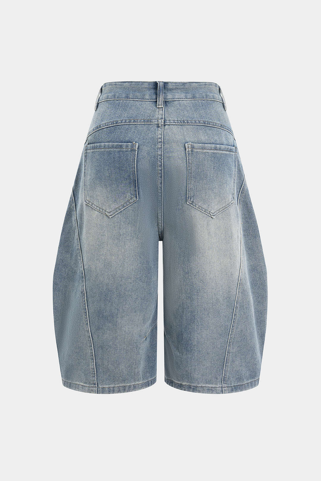 Denim Pocket Wide Leg Shorts