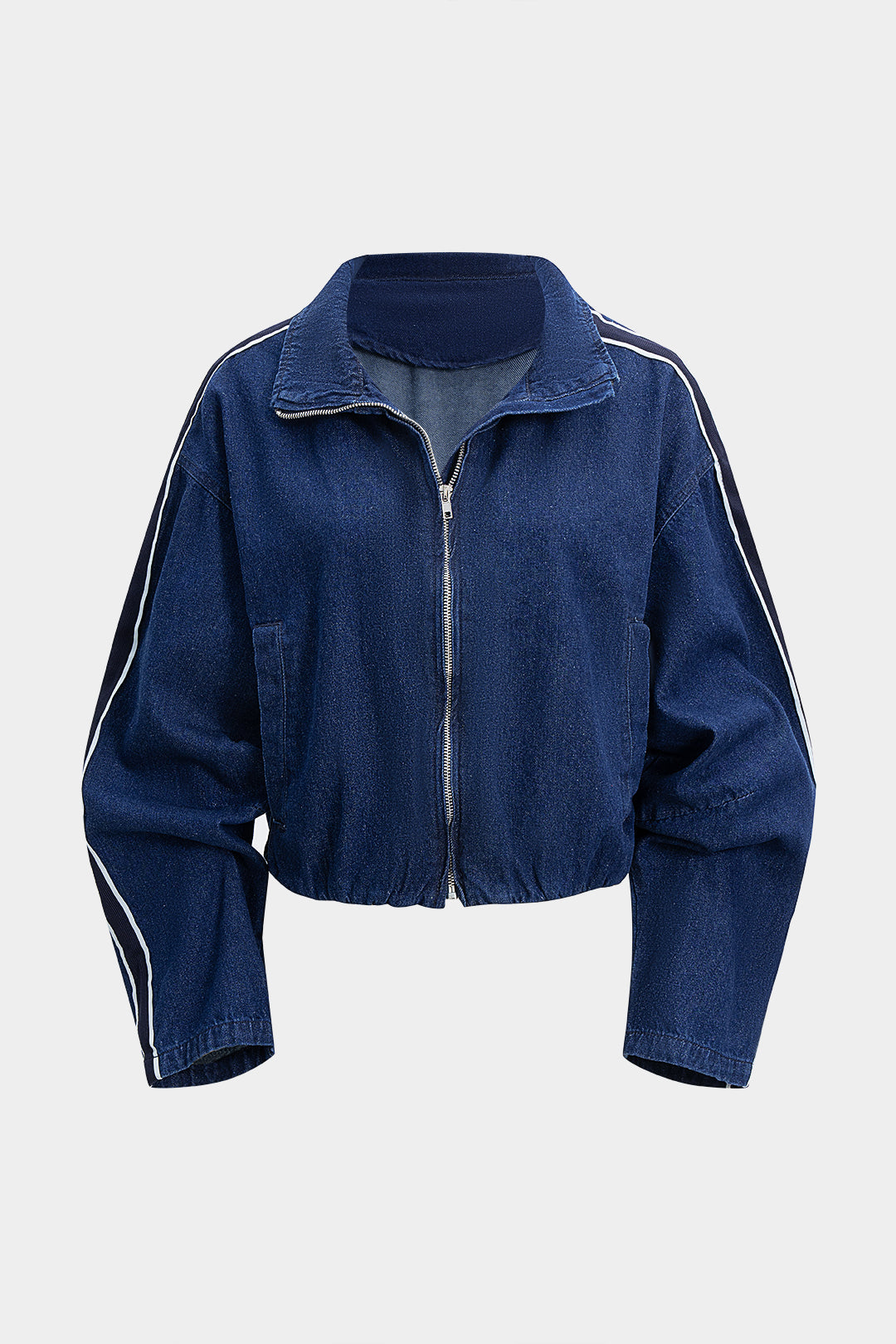Denim Zipper Pocket Outerwear