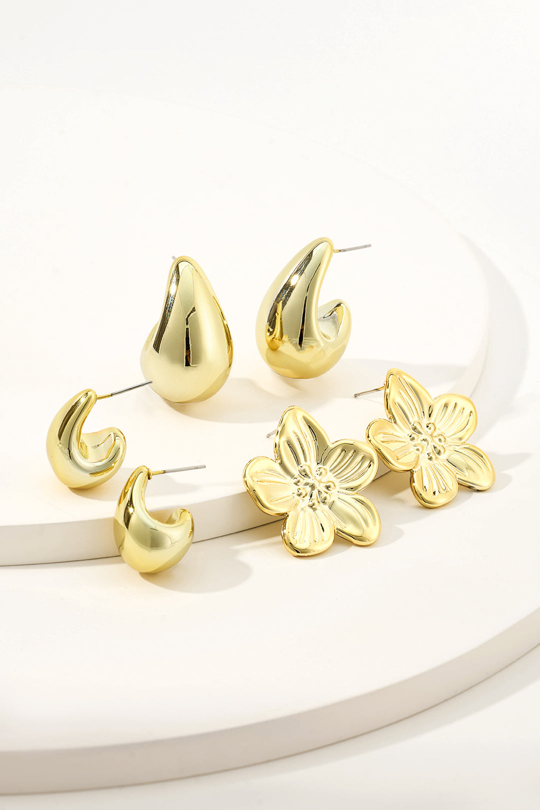 Alloy Round Earrings