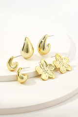 Alloy Round Earrings