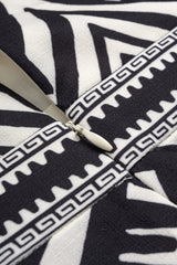 Contrast Tribal Print Tube Top
