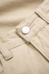 Denim Pocket Barrel Jeans