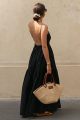 Backless Slip Sleeveless Maxi Dress