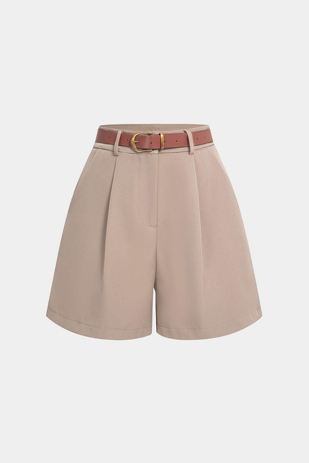 Belted Wide Leg Shorts