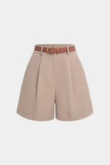 Belted Wide Leg Shorts