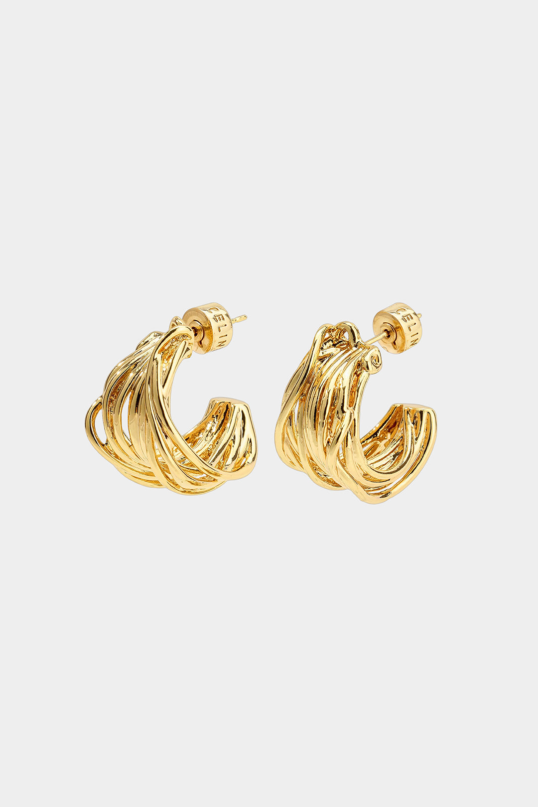 Alloy C-Shaped Irregular Earrings