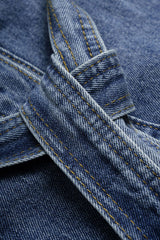 Denim Tie-Up Vests