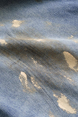 Denim Washed Dirty Wide Leg Barrel Jeans