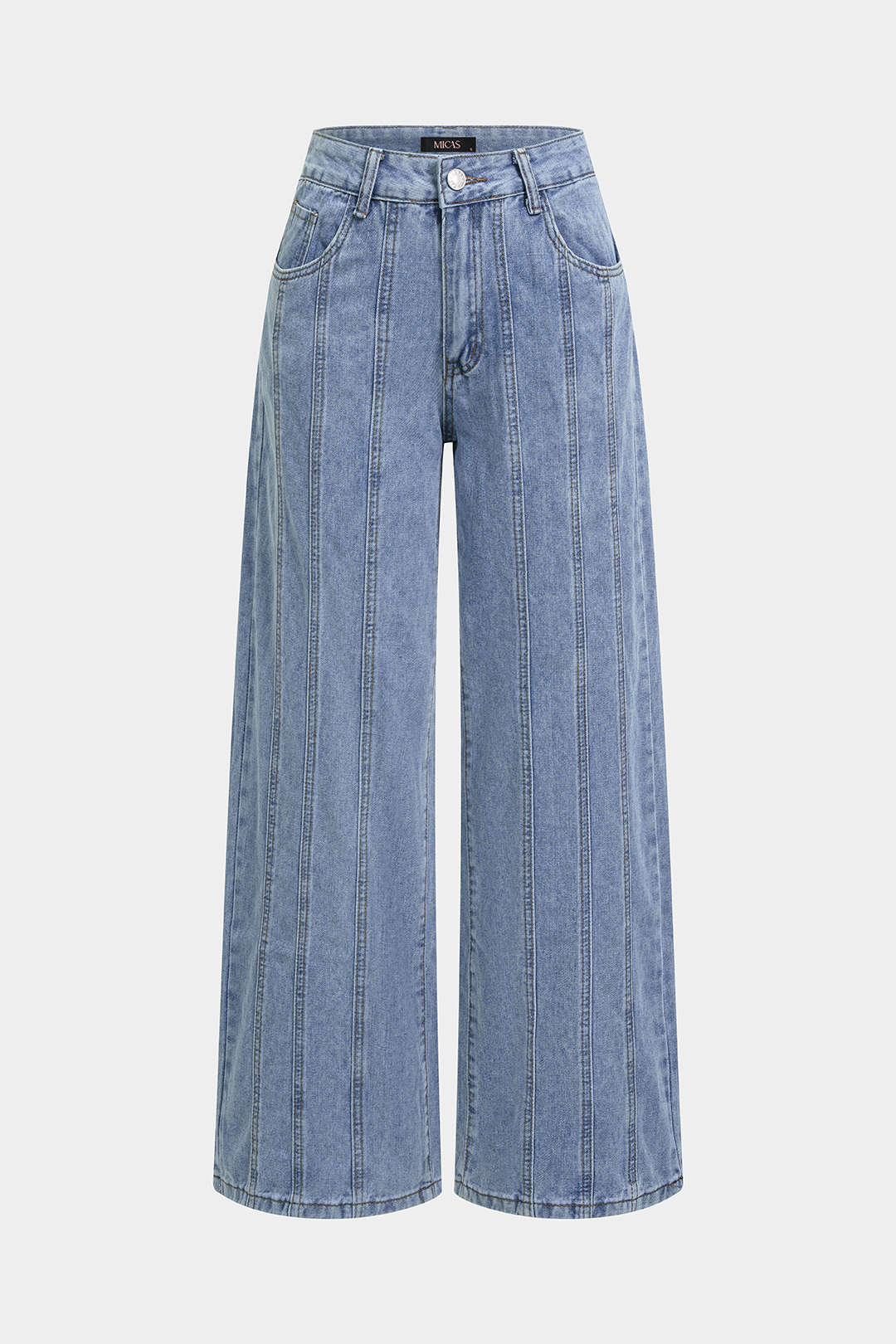 Denim Wide Leg Low Waist Jeans