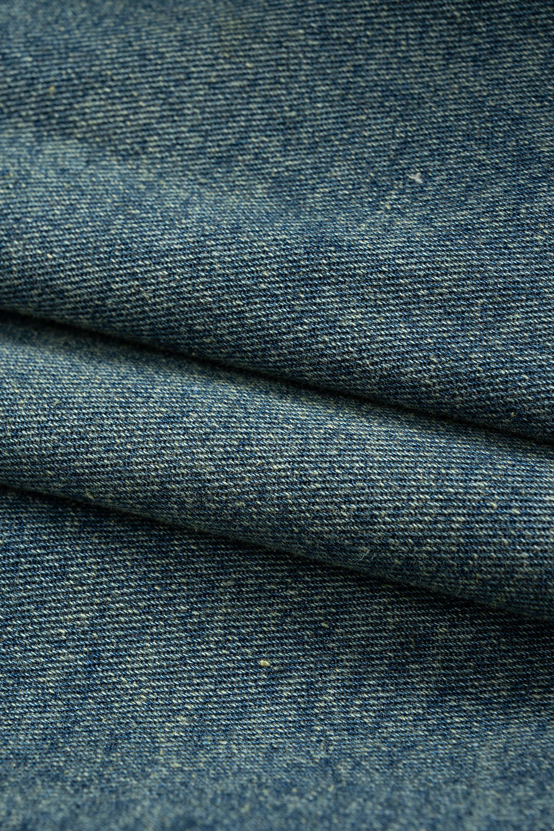 Denim Patchwork Button Fake Pockets Outerwear