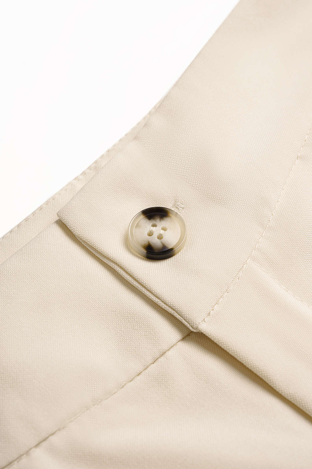 Button Wide-Leg Pants